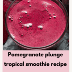 Simple Blueberry and Raspberry Smoothie( with Banana)