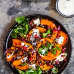 Roast Pumpkin Beetroot and Quinoa salad