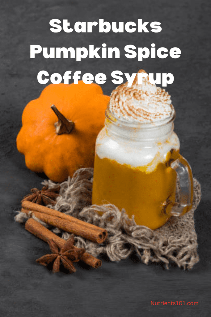 Pumpkin spice coffee syrup starbucks