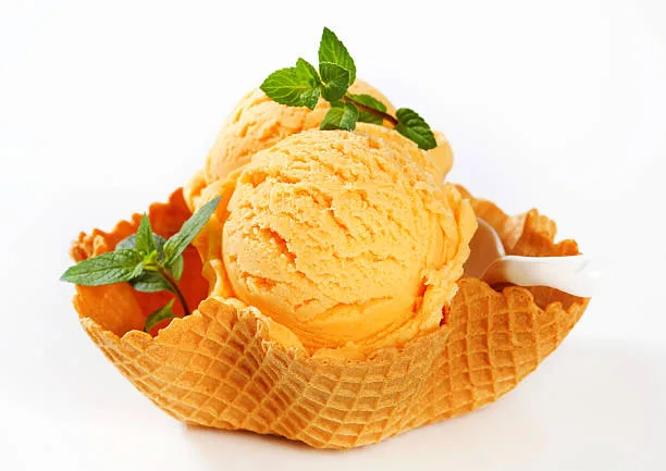 Yummy 4 Ingredient   Peach Sorbet Without Ice Cream maker
